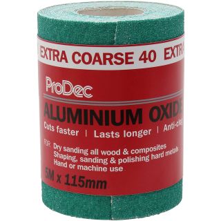 Sandpaper Roll Green 40G 115mm x 5m