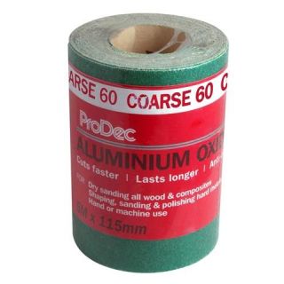 Sandpaper Roll Green 60G 115mm x 5m
