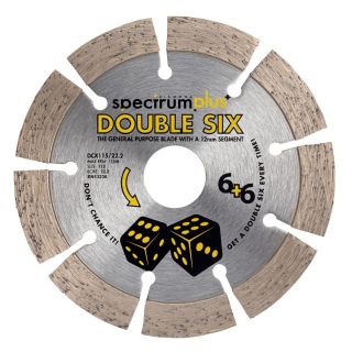 Spectrum Double Six Diamond Blade 115mm