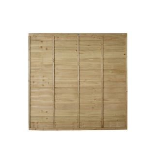 Forest Garden 6ft x 5'6ft (1.83m x 1.68m) Pressure Treated Superlap Fence Panel