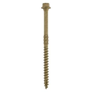 Timber Frame & Landscaping Screws Hex Exterior Green Organic 6.7x75mm 50no.