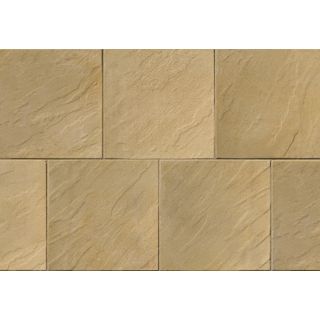 600x600x40mm Tobermore Riven Buff Flag