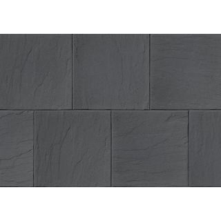 600x600x40mm Tobermore Riven Charcoal Flag