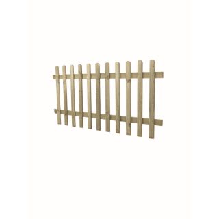 Forest Garden 6ft x 3ft (1.83m x 0.9m) Pressure Treated Ultima Pale Picket Fence Panel