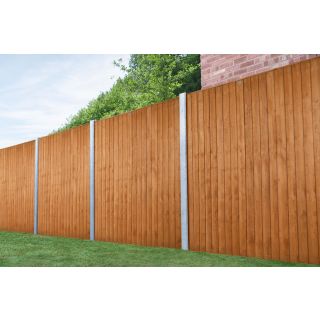 Forest Garden 6ft x 5ft (1.828m x 1.518m) Closeboard Fence Panel Brown
