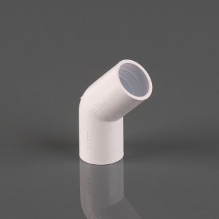 Overflow 135deg Obtuse Bend White 21.5mm W140