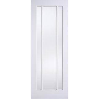 Lincoln Glazed 3L Primed White Door 610x1981mm