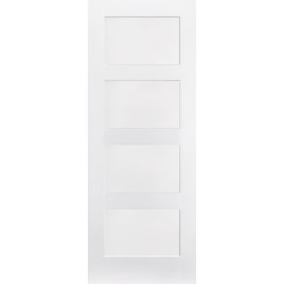 Shaker 4P Primed White Door 610x1981mm