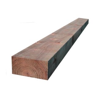 Brown Softwood Treated Sleeper Use Class 3 100x200x2400mm
