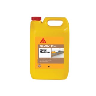 Sika SikaMix Plus Mortar Admix Plasticiser 5 Litre Admixture