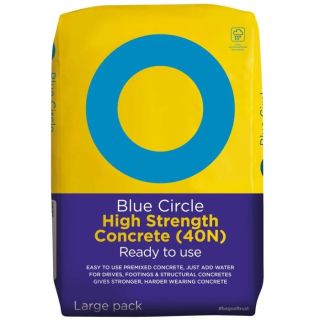 Blue Circle High Strength Concrete 20kg Plastic Bag