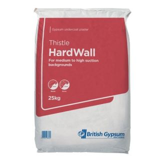 British Gypsum Thistle Hardwall Plaster 25kg