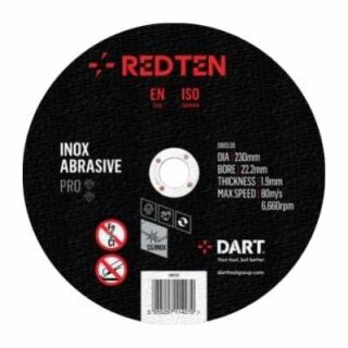 DART Red Ten SS/Inox 115mm Abrasive Disc Pk10 