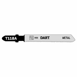 DART T118A Metal Cutting Jigsaw Blade Pk5