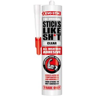 Evo-Stik 'Sticks Like' MS Polymer Adhesive Clear 290ml C20