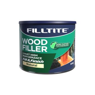 Filltite High Performance SF 2Part Wood Filler 500 g Natural