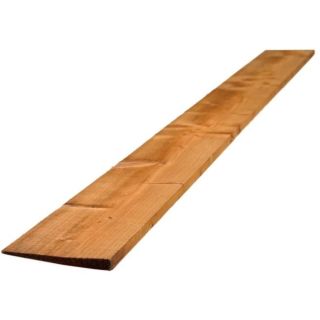 Feather Edge Board 150mm Brown Treated Softwood 3600mm
