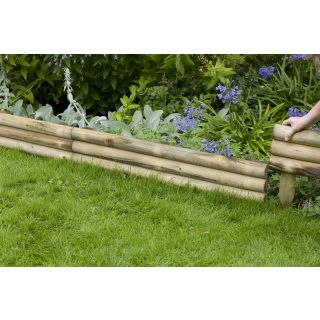 Horizontal Log Edging 100cm