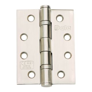 Hinge Satin Stain Steel 4x3x 3.0mm CE13 pack of 3