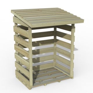 Compact Pent Log Store