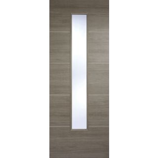 Santandor Laminated Glazed Light Grey Door 686x1981mm
