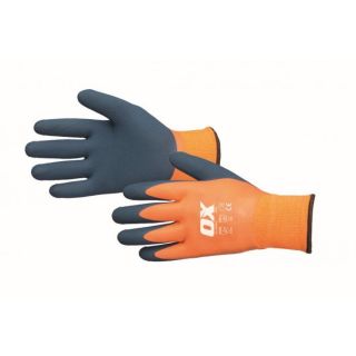 OX Waterproof Thermal Latex Glove Size 10 / XL