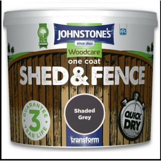 One Coat Shed & Fence Treatment Shaded Grey 9ltr