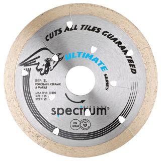 Ox Spectrum SL Diamond Blade Continuous Rim Ceramic 115mm