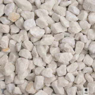 Polar White Decorative Chippings 20mm 20kg Bag