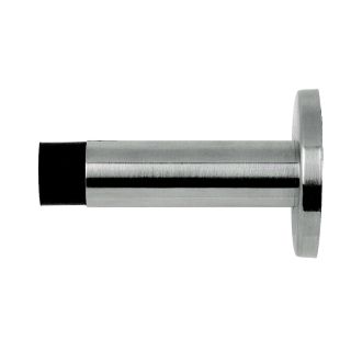 Projecting Door Stop on Base Satin Stainless Steel 75mm 