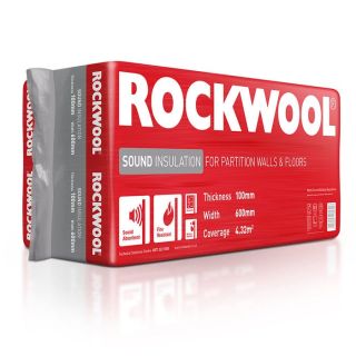 Rockwool Sound Insulation 100mm (4.32m2 pack)