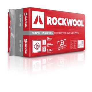 Rockwool Sound Insulation 50mm 1200x600 (8.64m2 pack)
