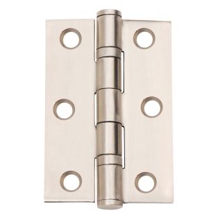 Satin Stainless Steel Ball Beaing butt Hinges 76mm x 50mm 