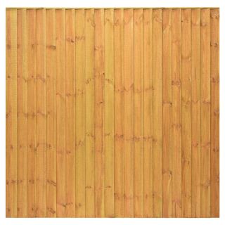 Standard Featheredge Panel Golden Brown 1830 x 1800mm