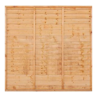 Superior Lap Fence Panel Golden Brown 1830 x 1800mm