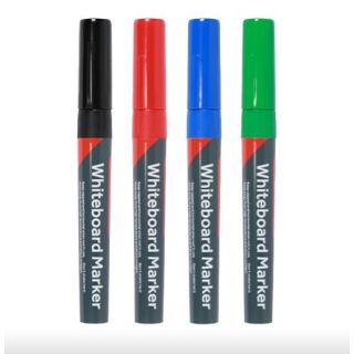 White board Markers Fine Tip Mixed ColoursFine Tip Four Pack 4no.